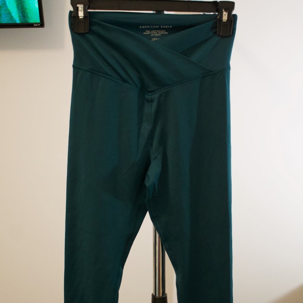 Aerie Cross Overlay Leggings